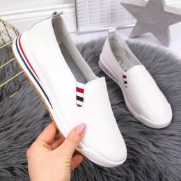 Tenisówki slip on Filippo W PAW313 białe